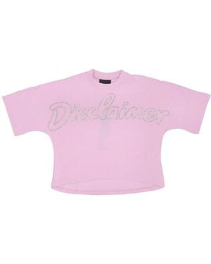 DISCLAIMER T-Shirts - Pink