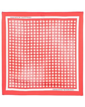 Ermanno Scervino Silky Scarves - Red