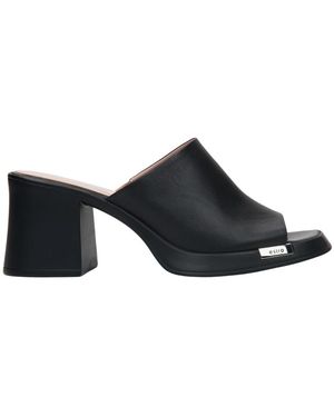 ESTRO Heeled Mules - Black
