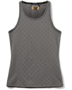 Sofie Schnoor Tops ,Grijs ,Polyester Klassieke Training Top Met Stijlvol Logo