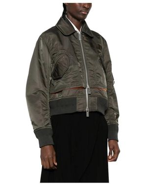 Sacai Bomber Jackets - Green