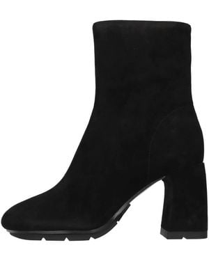 Ash Wildleder-Stiefeletten - Schwarz