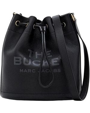 Marc Jacobs Schwarze Eimer Tasche Mit Zugverschluss Crossbody