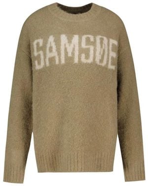 Samsøe & Samsøe Round-Neck Knitwear - Green