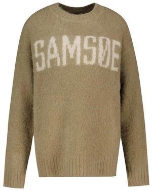 Samsøe & Samsøe Truien & Vesten ,Sajeanne Top 15425 - Groen