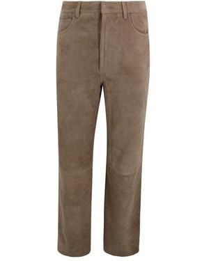 ROTATE BIRGER CHRISTENSEN Straight Trousers - Brown