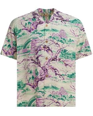 Sun Surf Short Sleeve Shirts - Groen