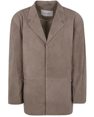 Entire studios Klassischer blazer für männer - Braun
