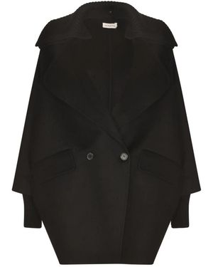 P.A.R.O.S.H. Parosh Coats - Zwart