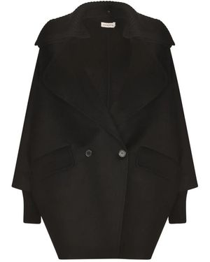 P.A.R.O.S.H. Parosh Coats - Zwart