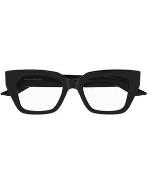 McQueen Am0453O Cat Eye Optisch Montuur - Zwart