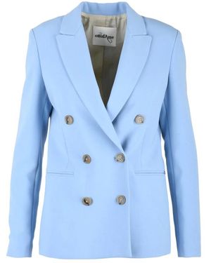 Ottod'Ame Jassen ,Blauw ,Polyester Blazers