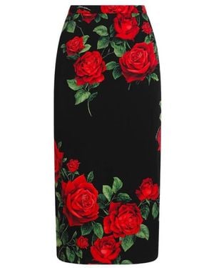 Dolce & Gabbana Pencil Skirts - Rojo