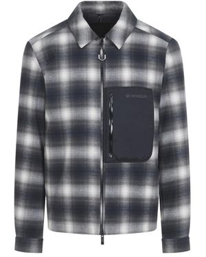 Moncler Jassen ,Veelkleurig ,Casual Shirts - Grijs