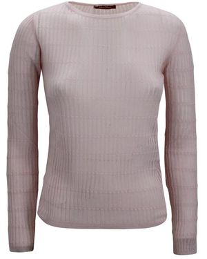 Max Mara Round-Neck Knitwear - Grey