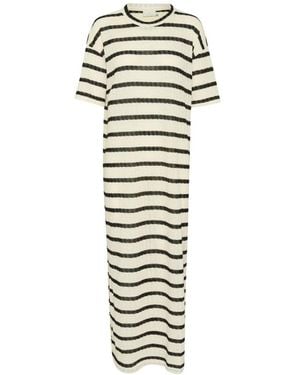 Kaffe Knitted Dresses - Metallic
