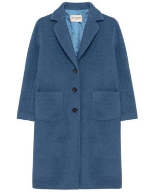 Roy Rogers Single-Breasted Coats - Blauw