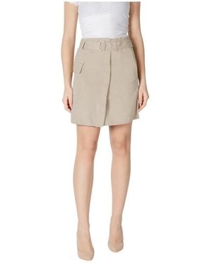 Vila Short Skirts - Natural