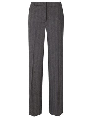 Kiltie Straight Trousers - Gris