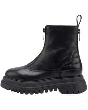 Buffalo Schoenen ,Zwart ,Enkellaarsjes