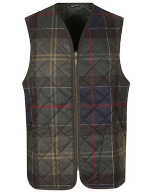 Barbour Jassen ,Veelkleurig ,Polyester Icons Tartan Liner - Zwart