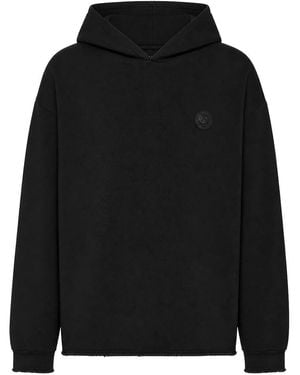 Philipp Plein Long Sleeve Training Tops - Negro
