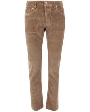 Jacob Cohen Slim-Fit Trousers - Brown