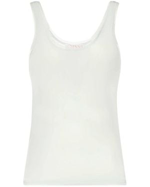 Genny Sleeveless Tops - Blanc