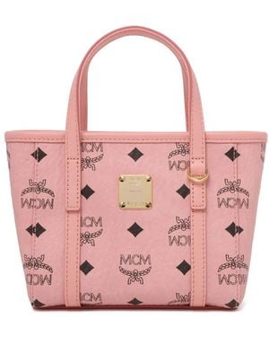 MCM Tassen ,Roze ,Leer Toni Top-Zip Shopper