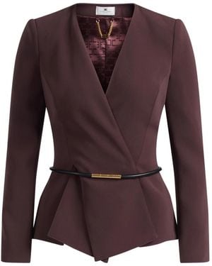 Elisabetta Franchi Blazers - Paars