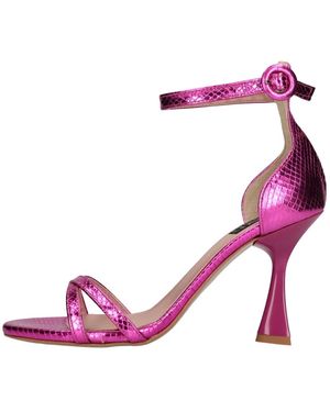 Islow High Heel Sandals - Rose