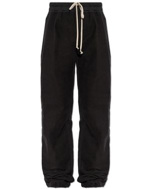 Rick Owens Broeken ,Zwart ,Katoen Dietrich Drawstring