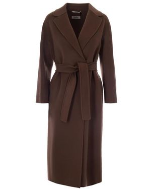Max Mara Belted Coats - Marrón