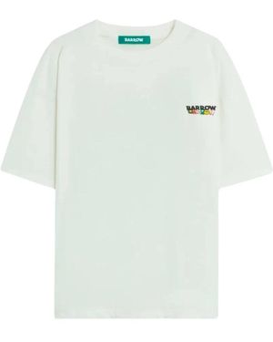 Barrow Tops ,Wit ,Katoen Jersey T-Shirt