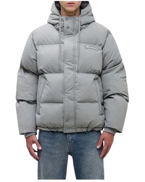flâneur Signature Puffer Jacket - Grau