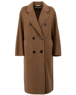 DUNO Double-Breasted Coats - Marron