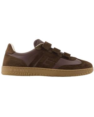 Balmain Swan Scratch Sneakers - Braun