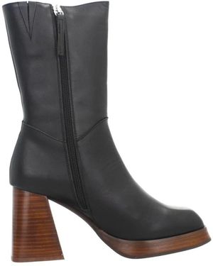 Ángel Alarcón Heeled Boots - Nero