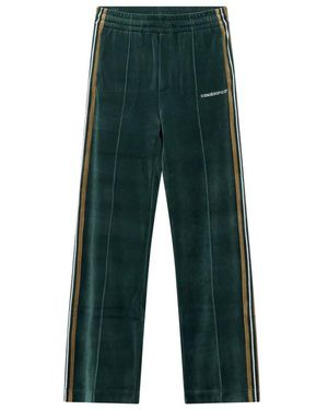 CASABLANCA Broeken ,Groen ,Katoen Velour Trainingsbroek