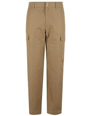 Versace Straight Trousers - Natural