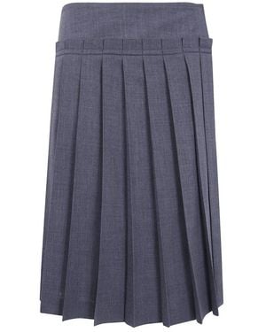 Ami Paris Midi Skirts - Azul