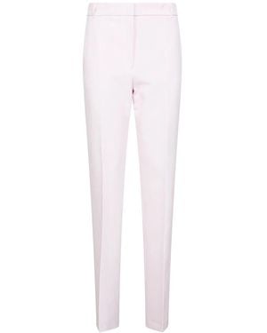 Liu Jo Broeken ,Roze ,Polyester Stretch Technische Stoffen Broek - Wit