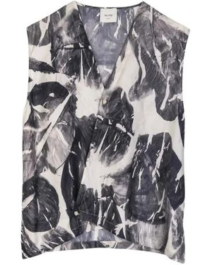 Alysi Sleeveless Tops - Gris