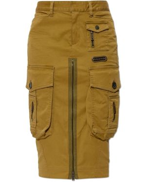 DSquared² Midi Skirts - Verde