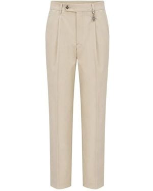 Manuel Ritz Suit Trousers - Natural