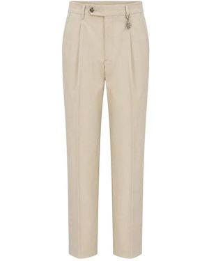 Manuel Ritz Suit Trousers - Natural