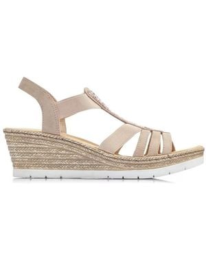 Rieker Wedges - Metálico