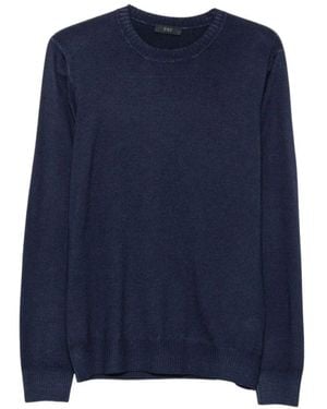 Fay Round-Neck Knitwear - Bleu