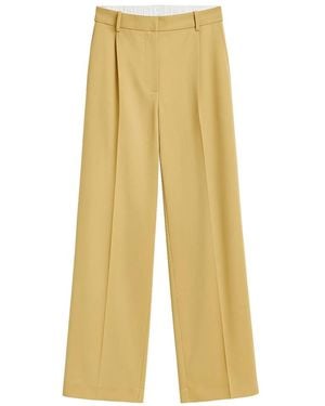 Liviana Conti Wide Trousers - Yellow