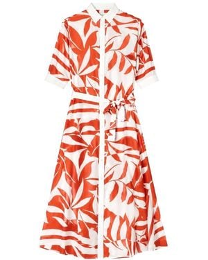 Max Mara Shirt Jurken - Rood